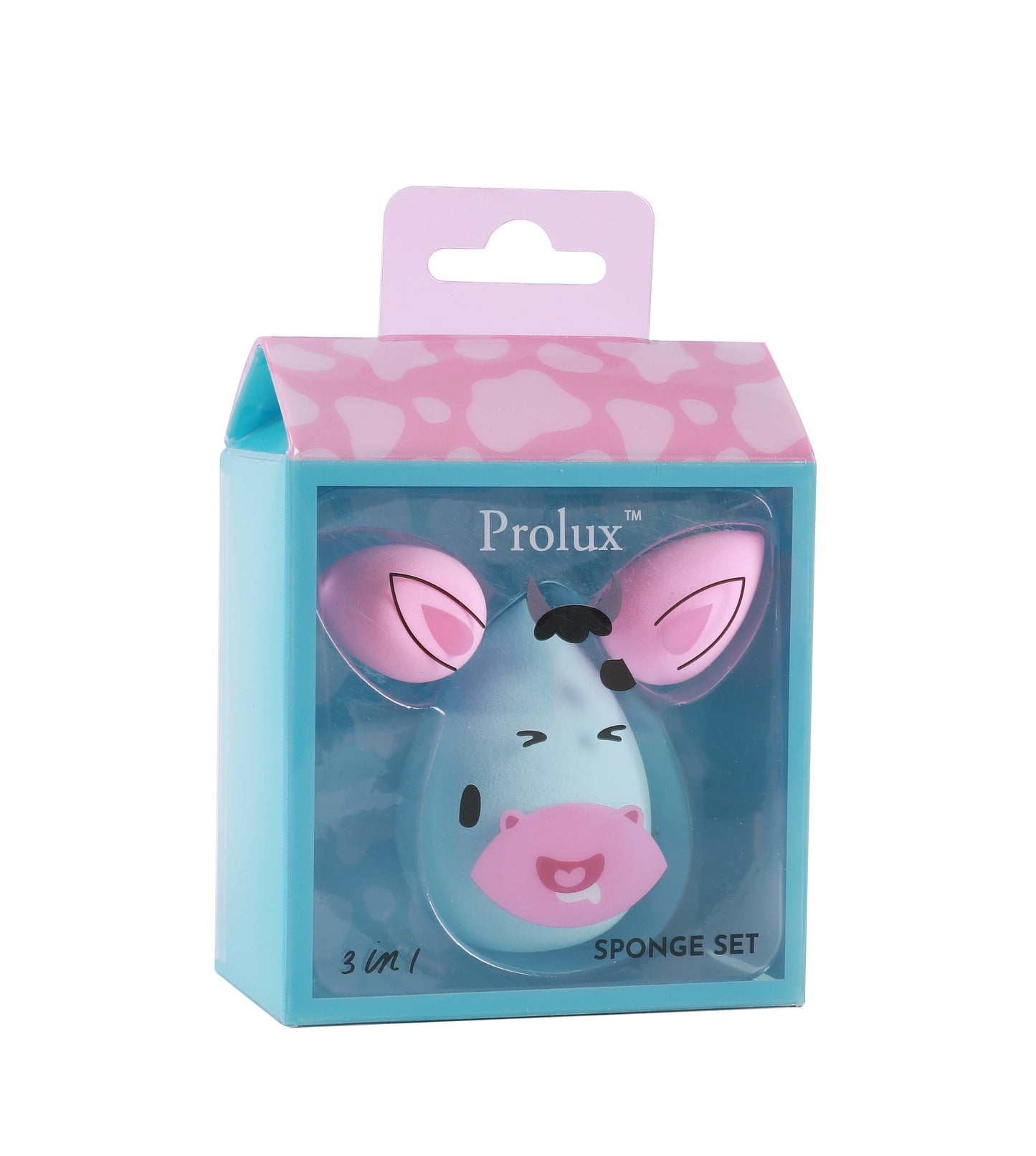 3 in 1 Cow Makeup Sponge Set for Liquid, Cream & Powder