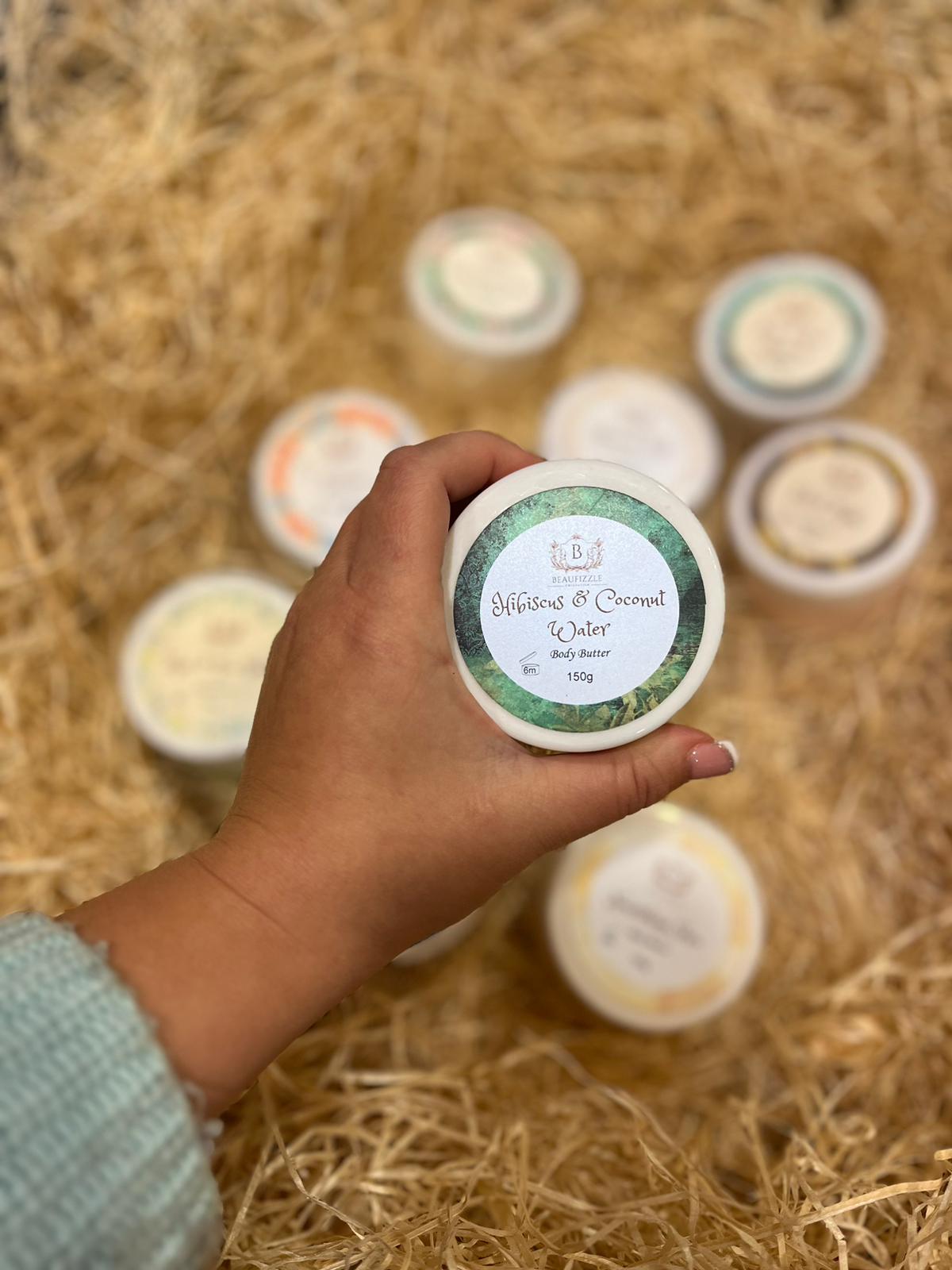 Hibiscus and Coconut Body Butter 150g
