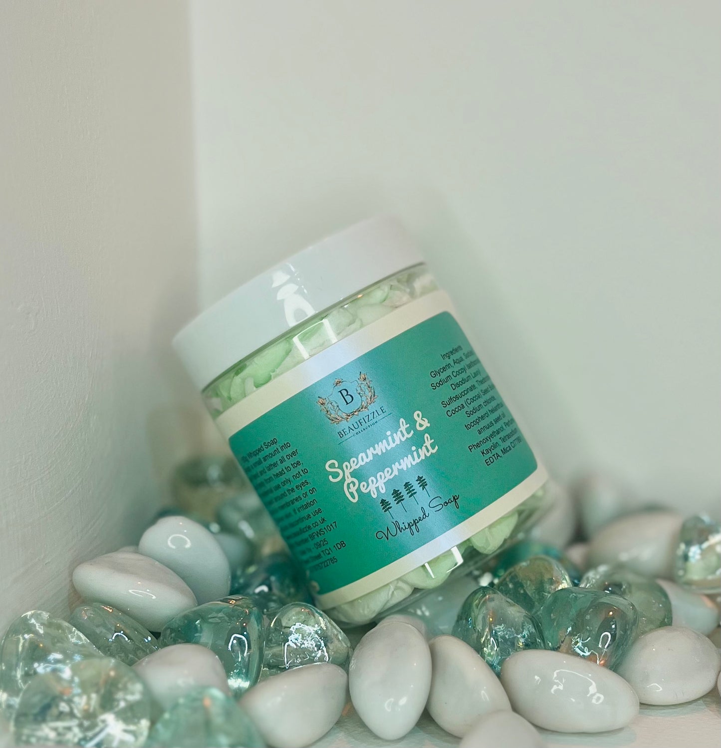 Spearmint & Peppermint whipped soap 150g