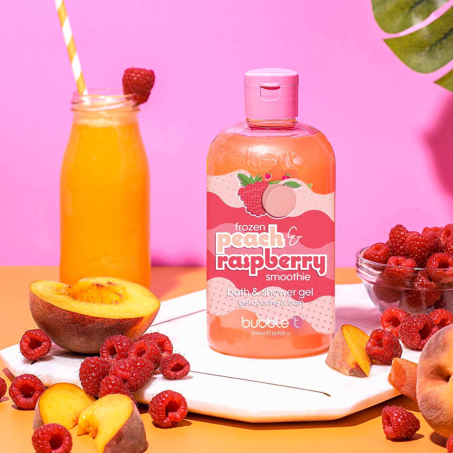Peach & Raspberry Smoothie Body Wash (500ml)