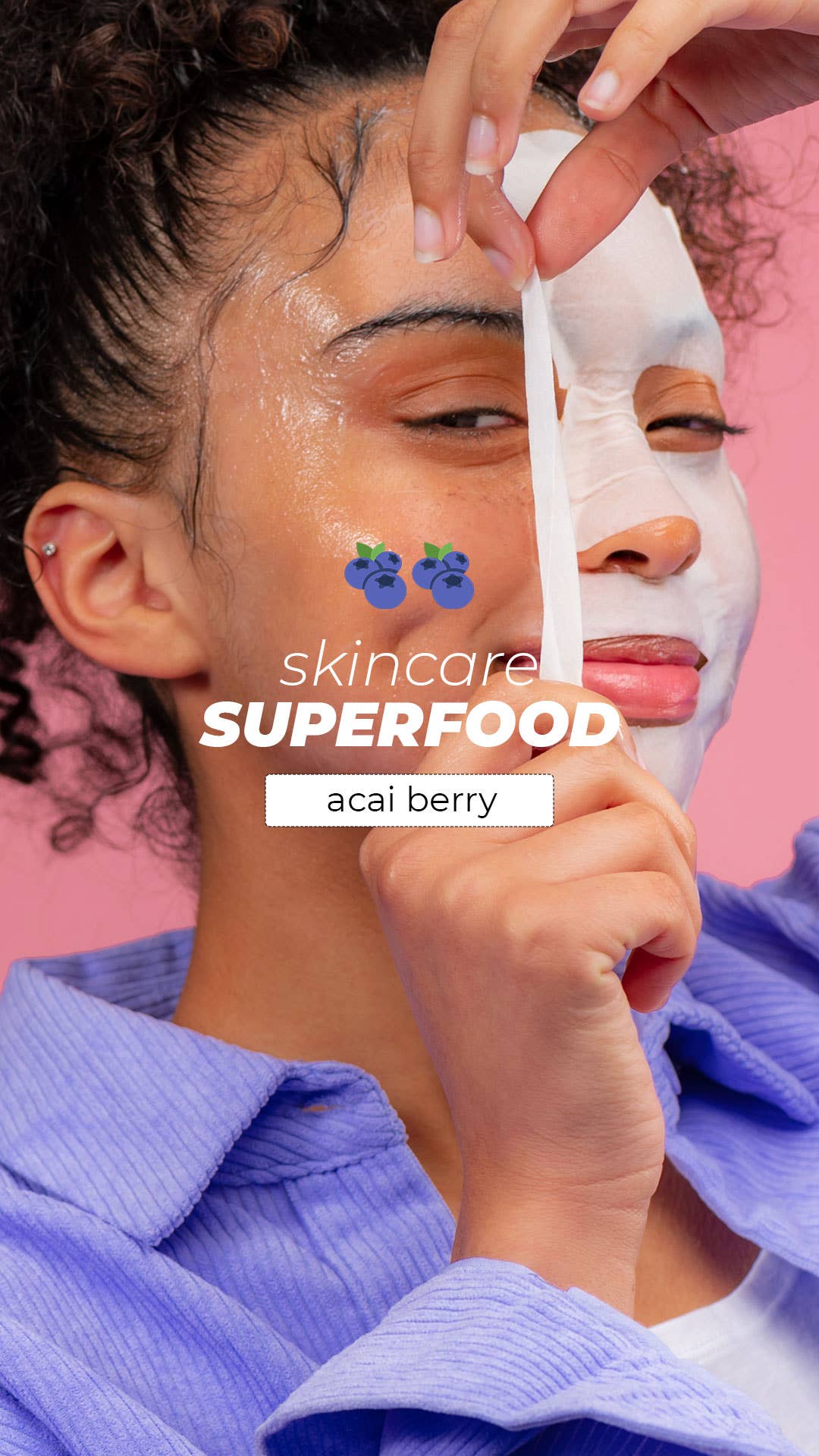 Acai Berry Face Sheet Mask 🫐