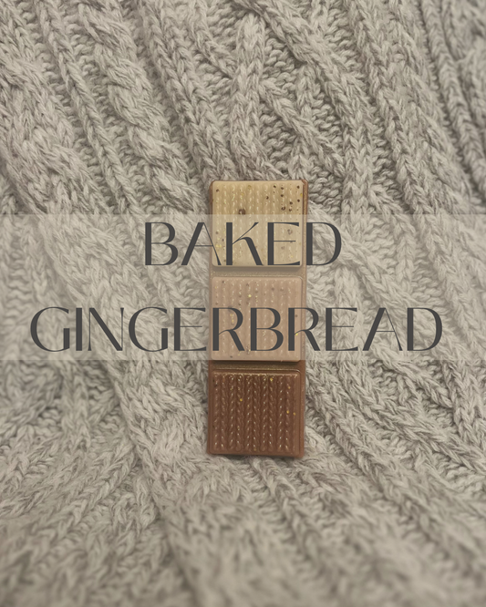 Baked Gingerbread Wax Melt Snap Bar