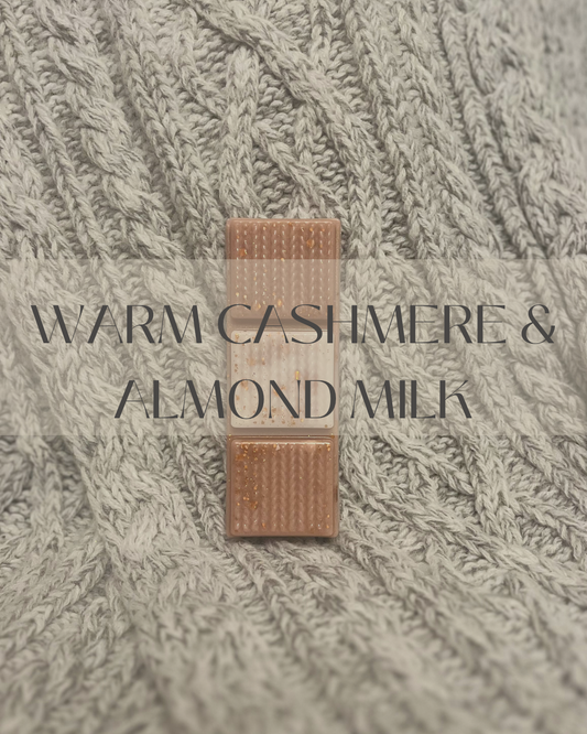 Warm Cashmere & Almond Milk Wax Melt Snap Bar