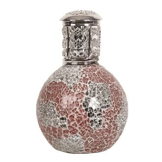 Fragrance Lamp - Coral & Silver