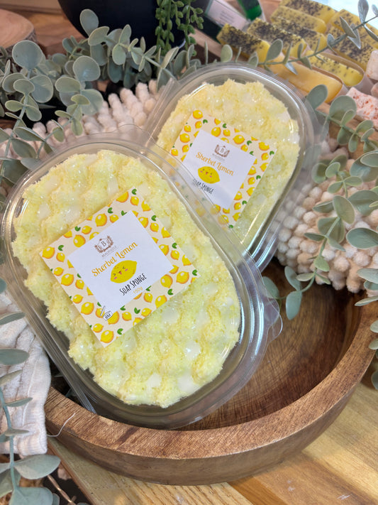 Lemon Sherbet Soap Sponge 150g