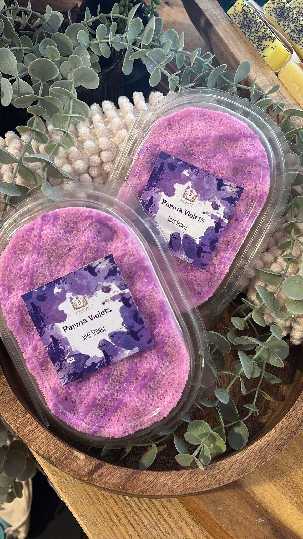 Parma Violet Soap Sponge 150g