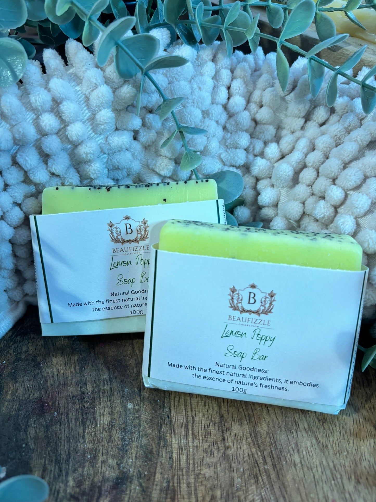 Lemon Poppy Soap Bar 100g