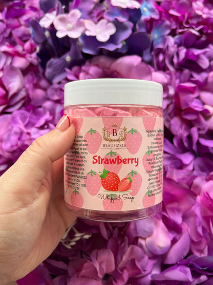 Strawberry Whipped Soap 150g